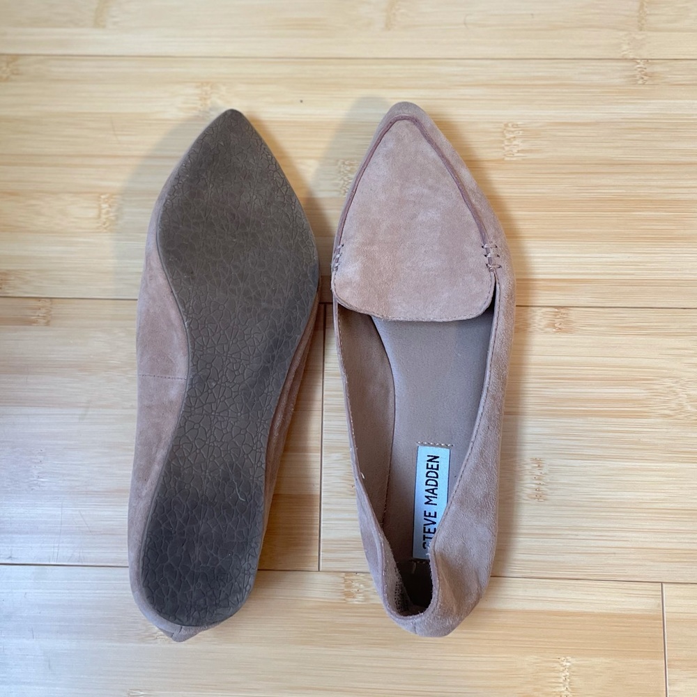 Suede leather Steve Madden flats